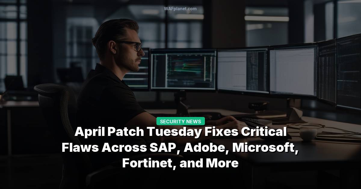 April Patch Tuesday Fixes Critical Flaws Across SAP, Adobe, Microsoft, Fortinet, and More