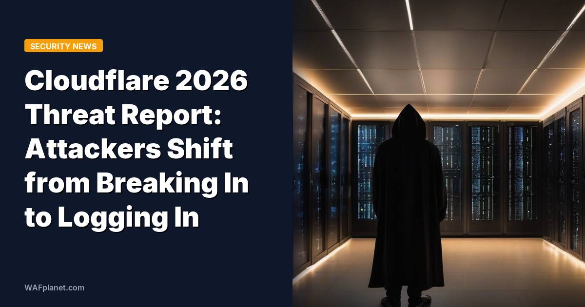 Cloudflare 2026 Threat Report: Attackers Shift from Breaking In to Logging In