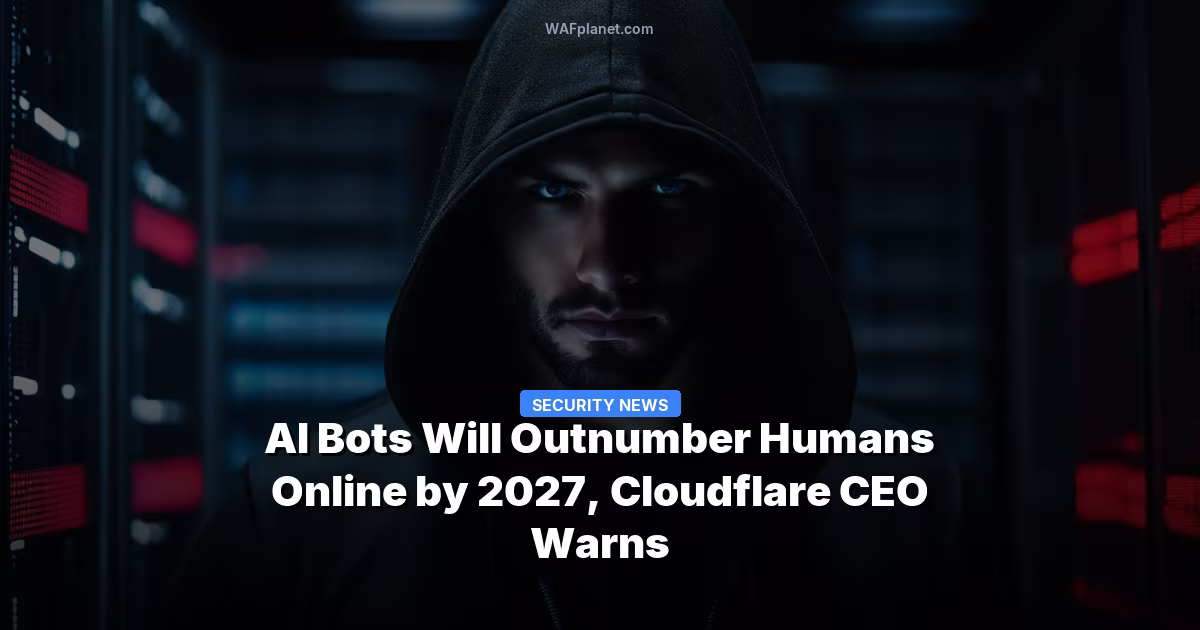AI Bots Will Outnumber Humans Online by 2027, Cloudflare CEO Warns