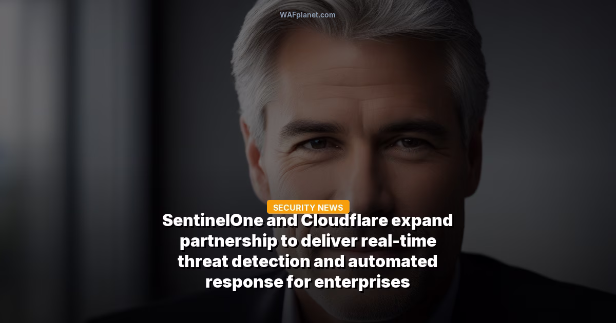 SentinelOne and Cloudflare expand partnership to deliver real-time threat detection and automated response for enterprises
