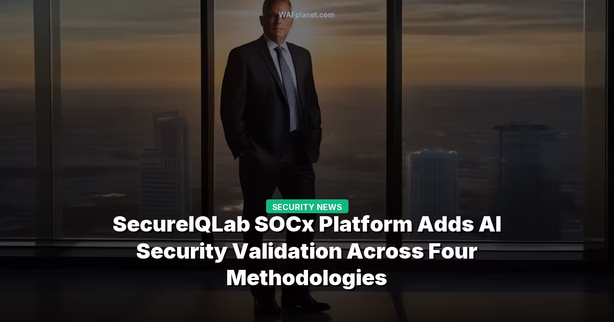 SecureIQLab SOCx Platform Adds AI Security Validation Across Four Methodologies