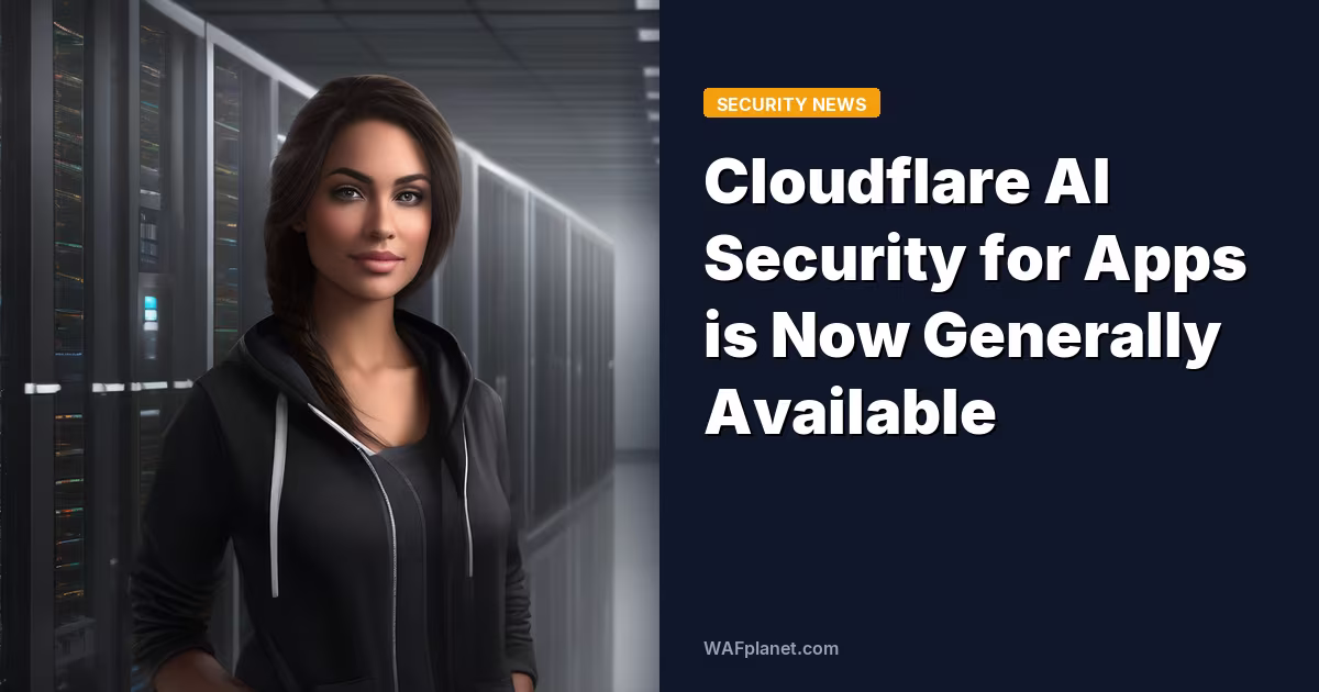Cloudflare AI Security for Apps is Now Generally Available