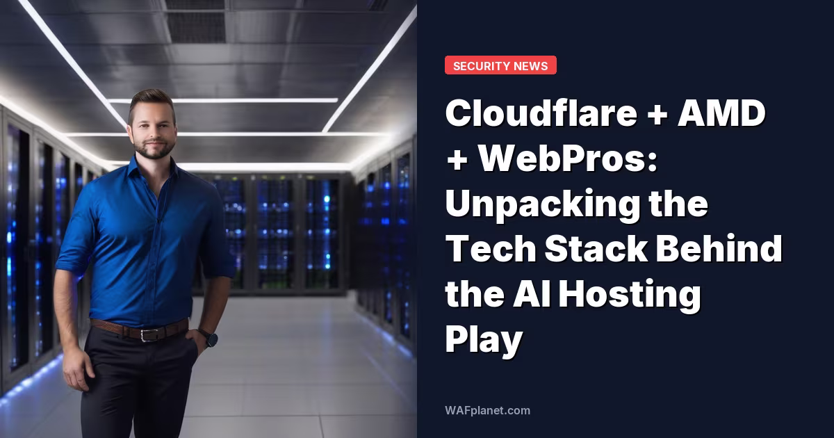 Cloudflare + AMD + WebPros: Unpacking the Tech Stack Behind the AI Hosting Play