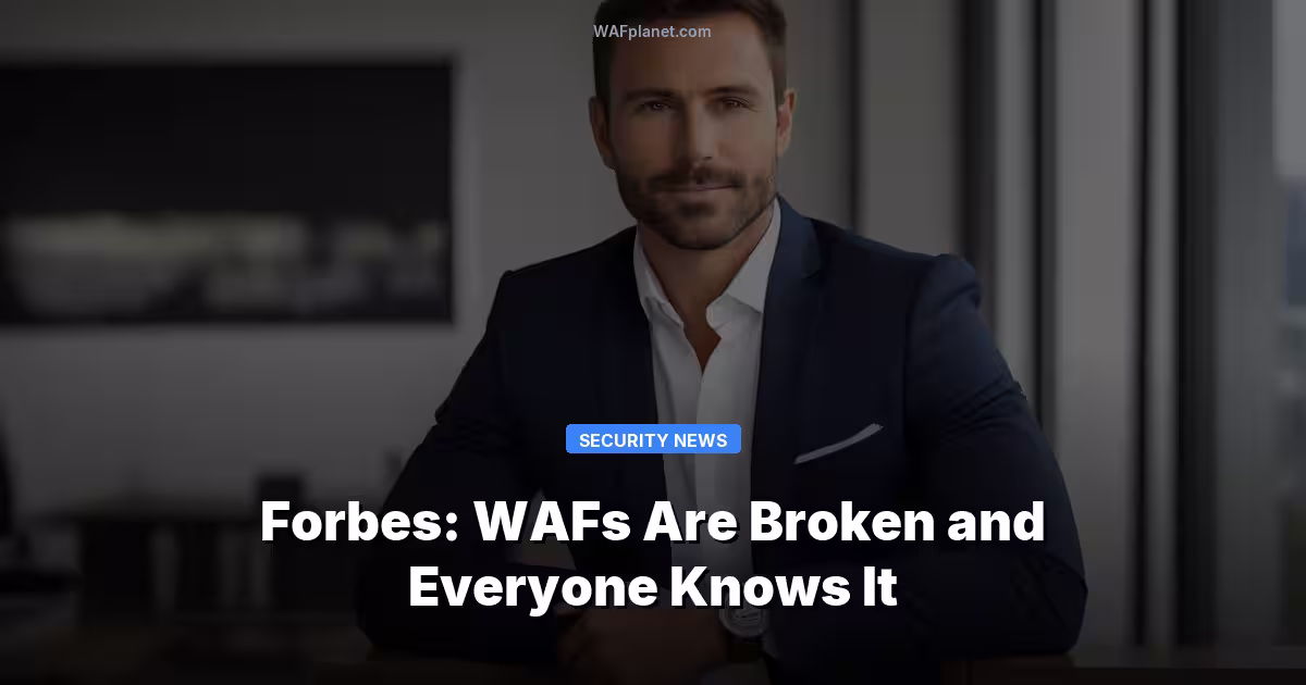 Forbes: WAFs Are Broken and Everyone Knows It