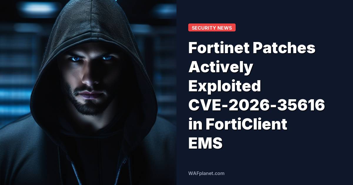 Fortinet Patches Actively Exploited CVE-2026-35616 in FortiClient EMS