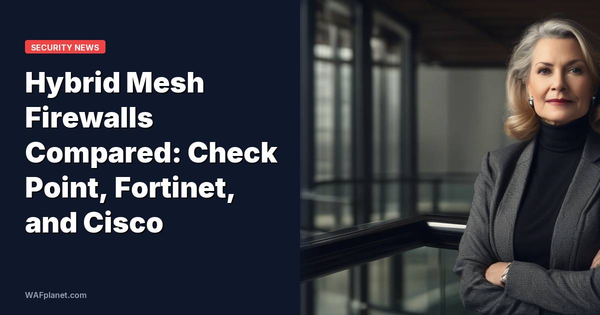 Hybrid Mesh Firewalls Compared: Check Point, Fortinet, and Cisco
