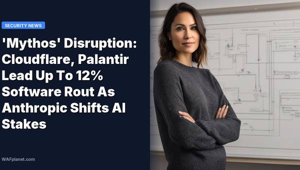 'Mythos' Disruption: Cloudflare, Palantir Lead Up To 12% Software Rout As Anthropic Shifts AI Stakes