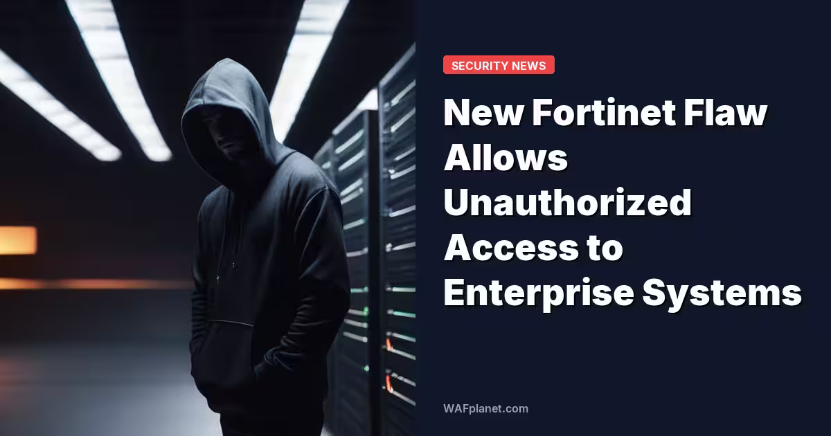 New Fortinet Flaw Allows Unauthorized Access to Enterprise Systems